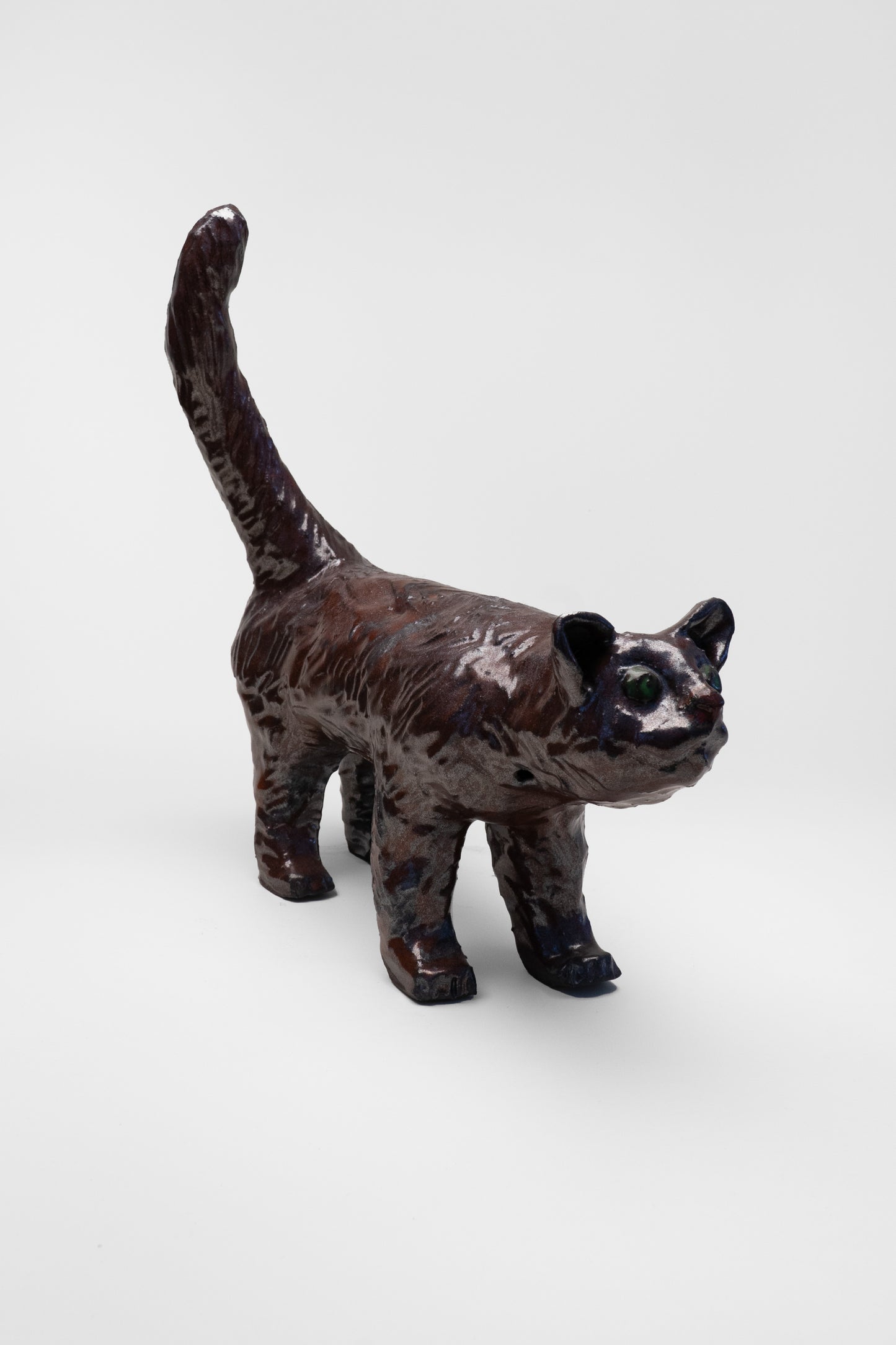 Ceramic Kitties by Richard Nam