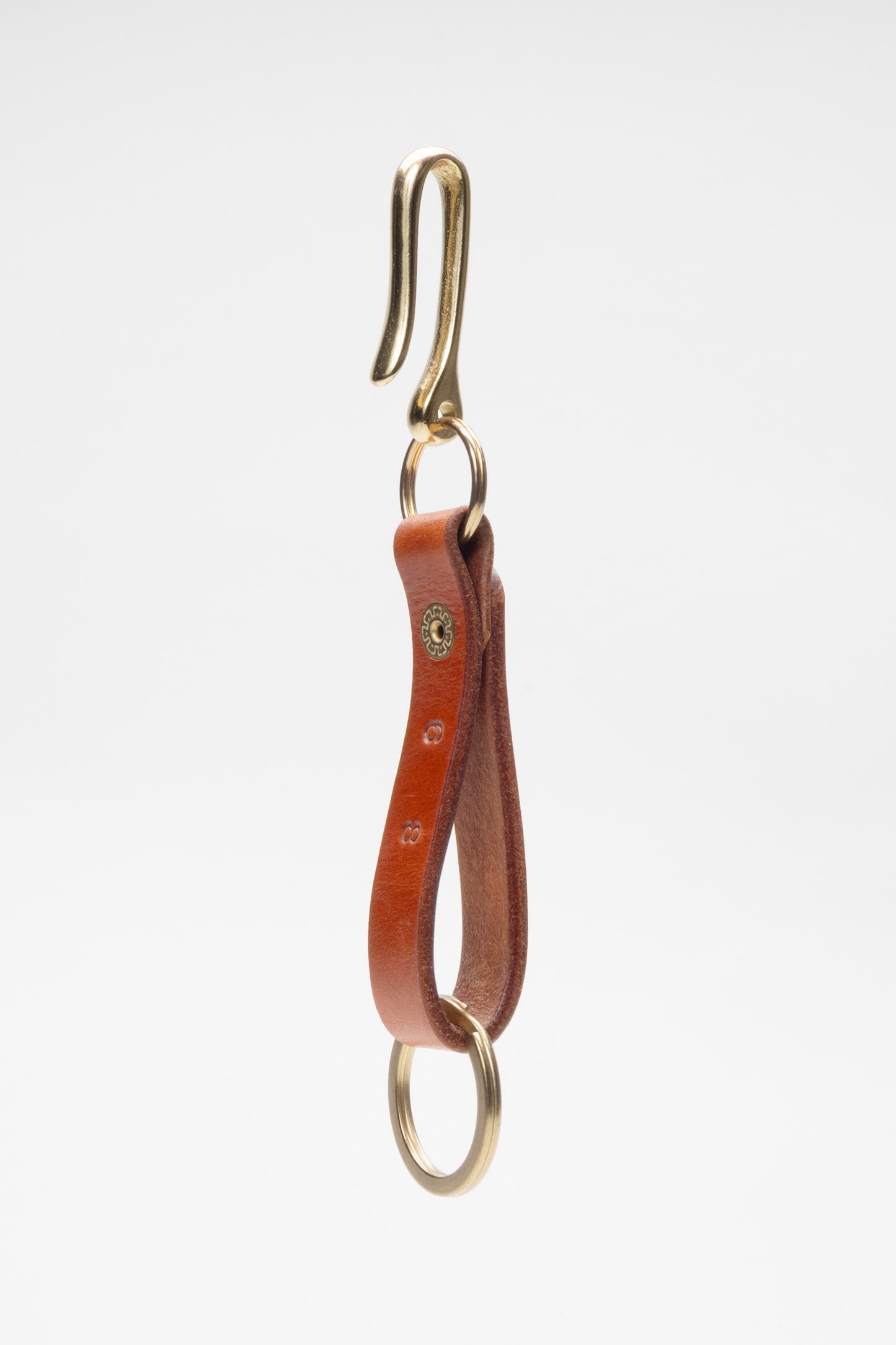 HS68 Keychain - Red Brown