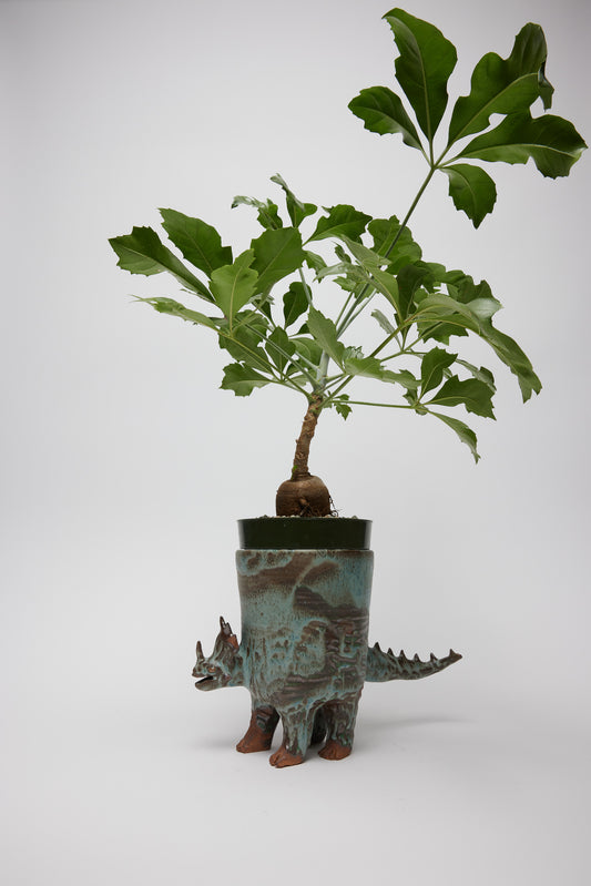 Ceramic Dinosaur by Richard Nam