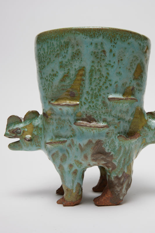 Ceramic Dinosaur by Richard Nam
