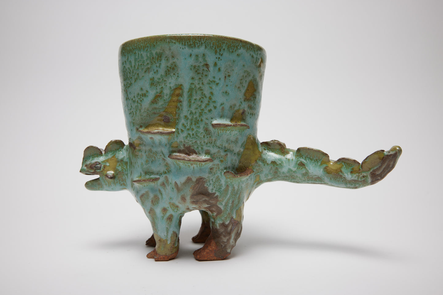 Ceramic Dinosaur by Richard Nam