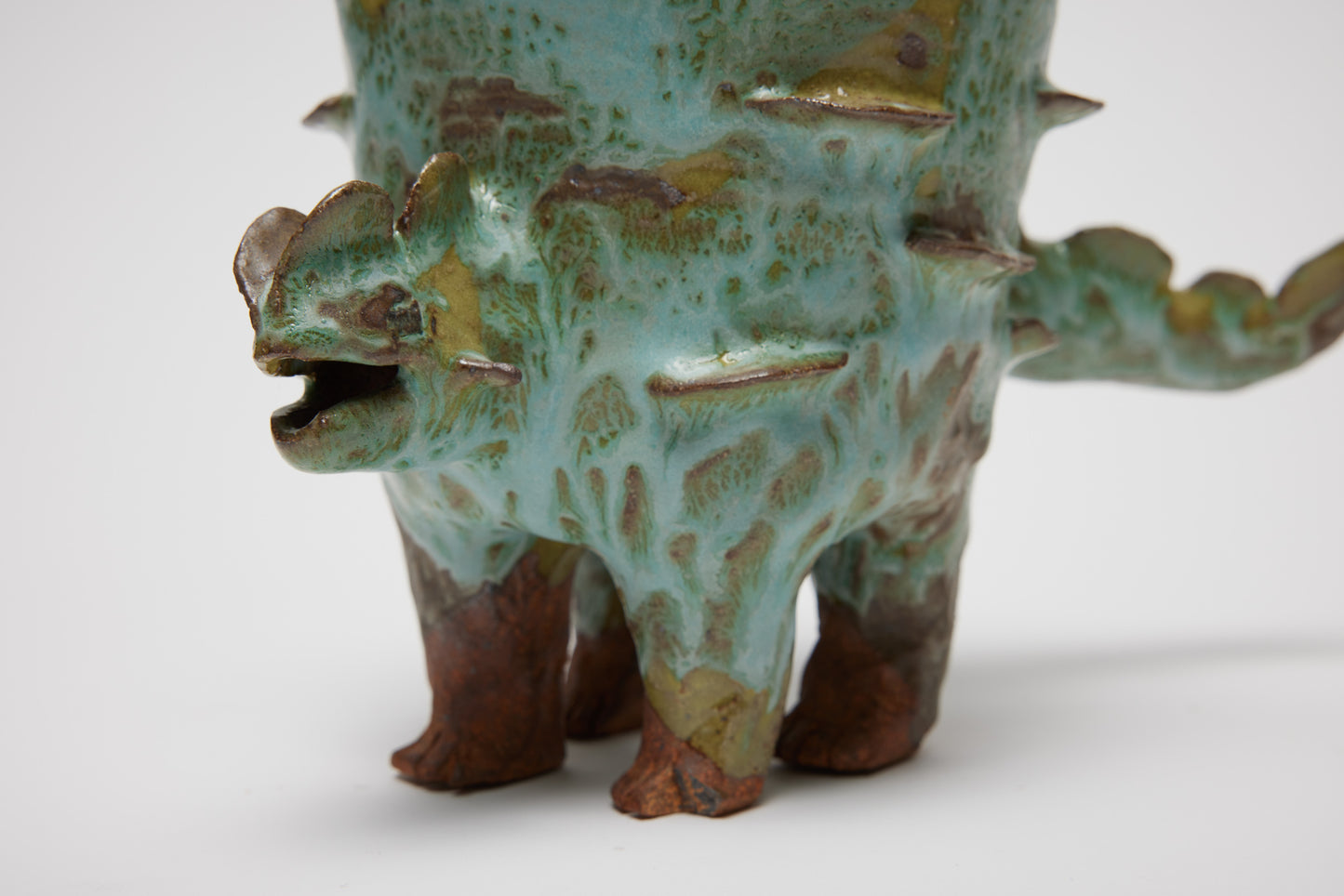 Ceramic Dinosaur by Richard Nam