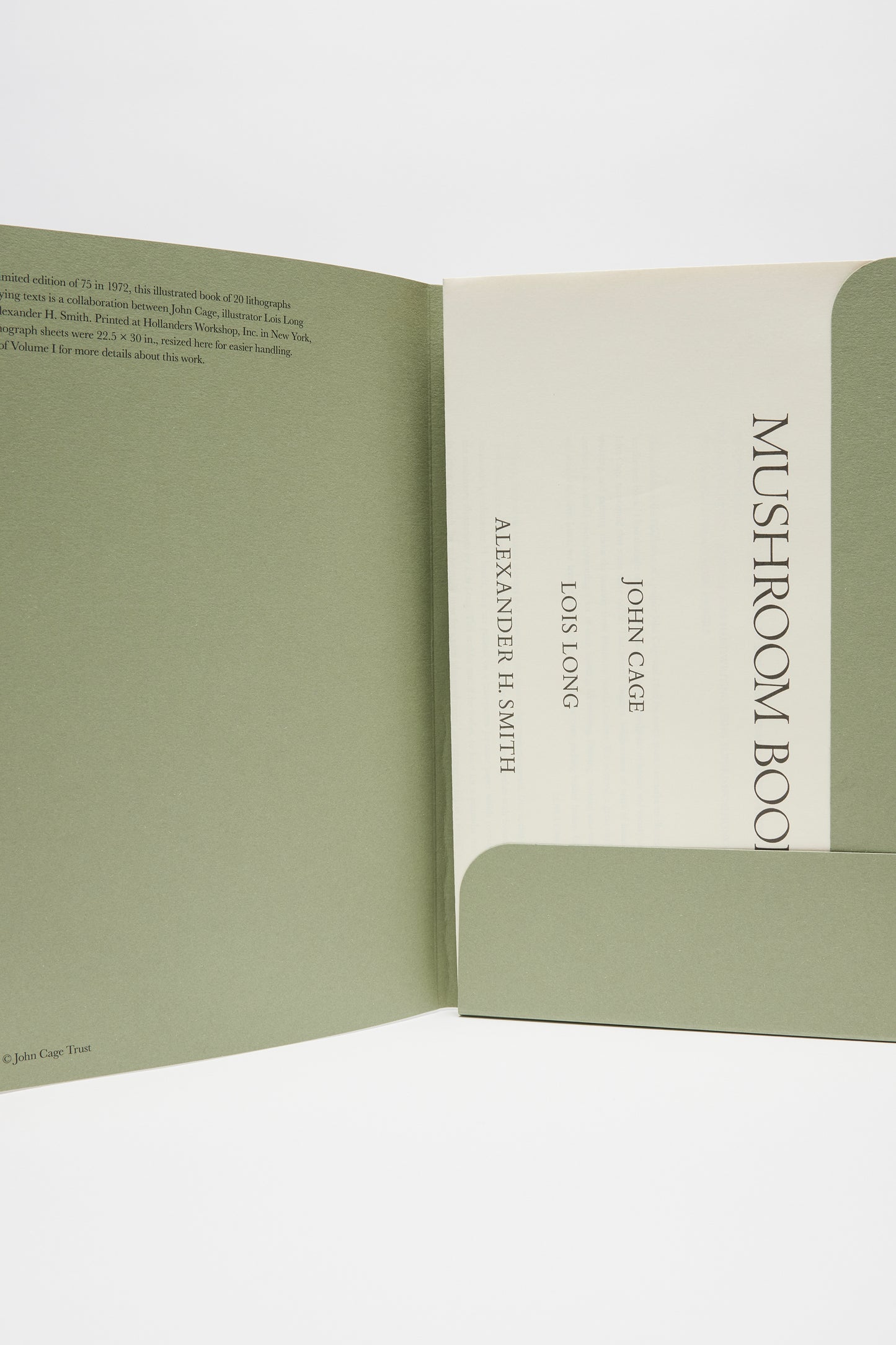 John Cage: A Mycological Foray by Atelier Editions