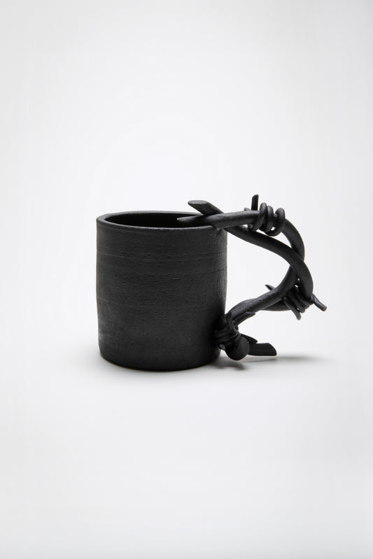Barbed Wire Mug by Jane Kang