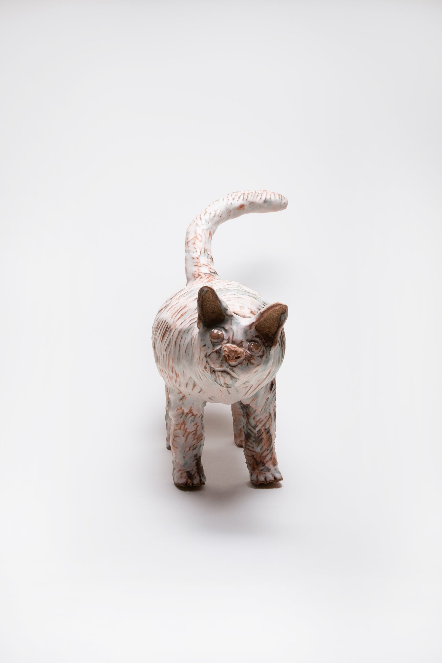 Ceramic Kitties by Richard Nam