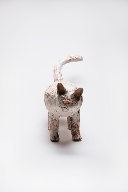 Ceramic Kitties by Richard Nam