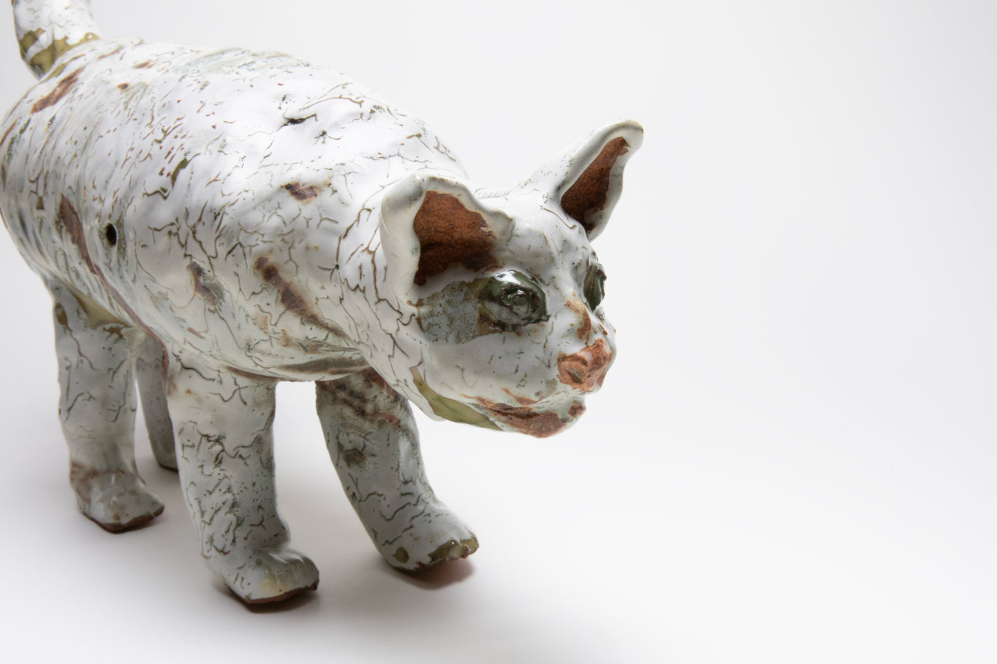 Ceramic Kitties by Richard Nam