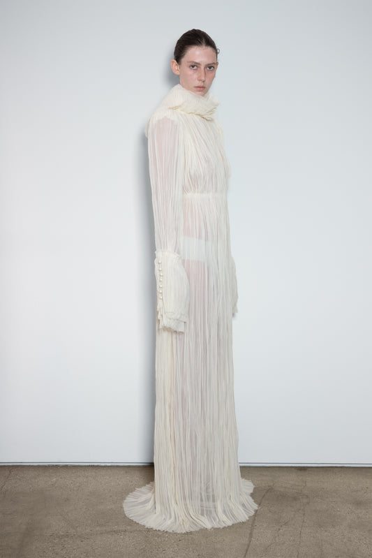 Pleated Victorian Dress