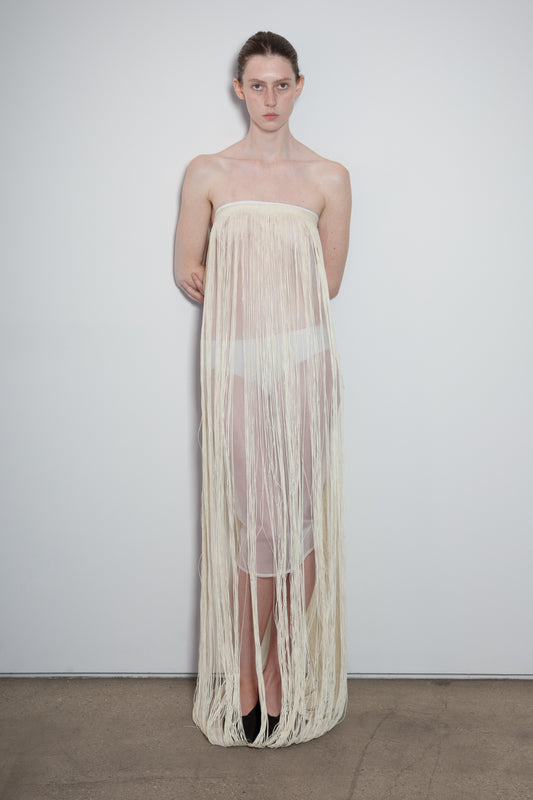 Tussah Fringe Dress