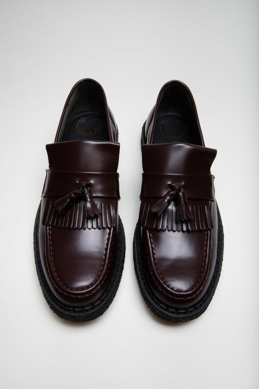 George Cox - Men's - Fred Perry Tassel Loafer Oxblood