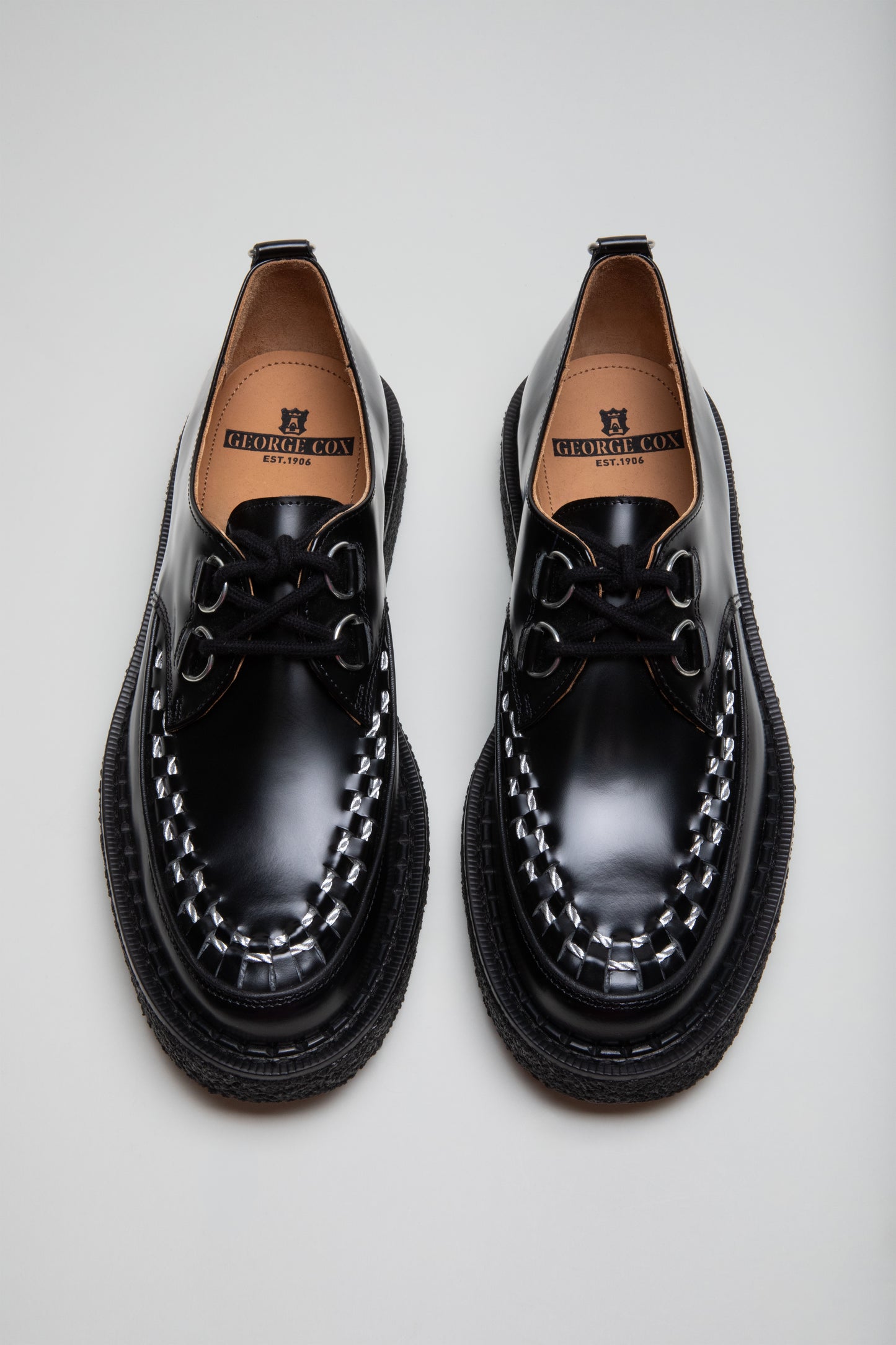 George Cox - Men's - Mastermind Hatton Black/Steel Interlace