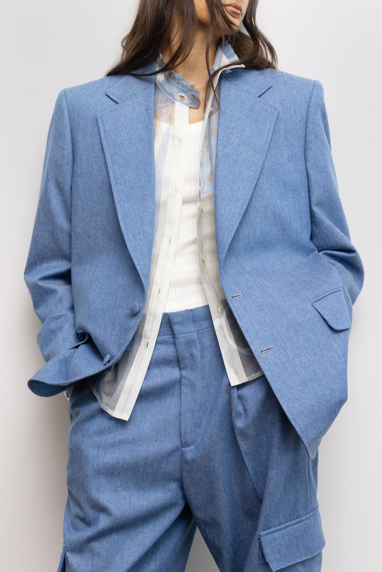 Denim Suit by HS68 + Anna Rosen